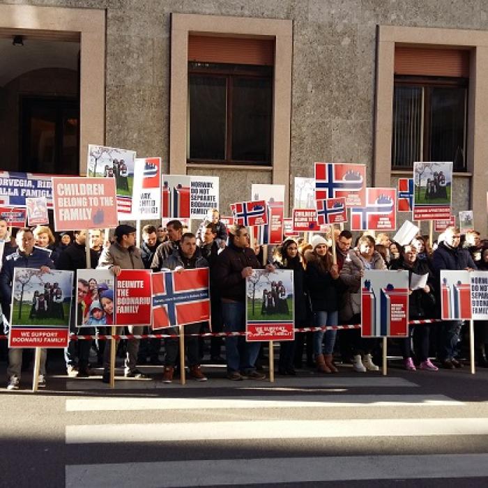 Mesajul românilor din Milano pentru Barnevernet