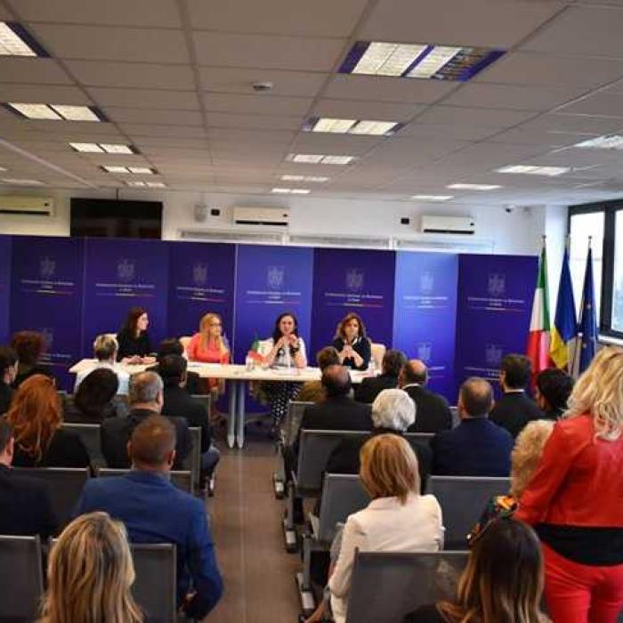 Ministrul Intotero, dialog cu românii din Puglia, Basilicata, Molise și Calabria