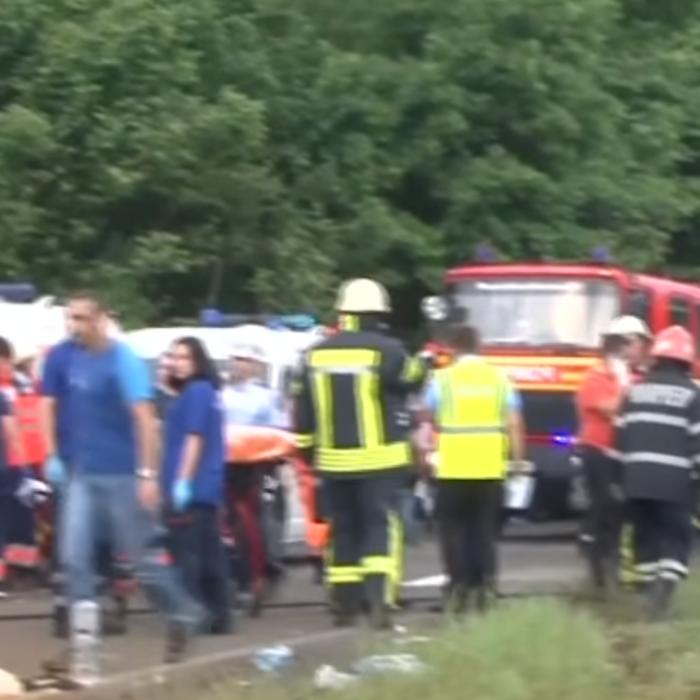 Accident Bulgaria: Autocar românesc cu 48 de persoane, implicat 
