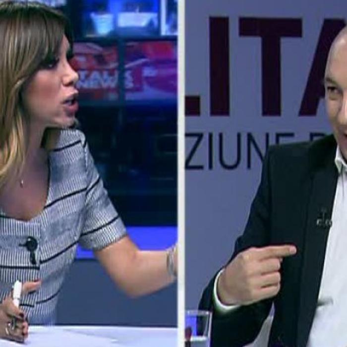 Scandal între Denise Rifai şi Codrin Ştefănescu: "Tăiaţi-mi ce vreţi, nu numai microfonul"