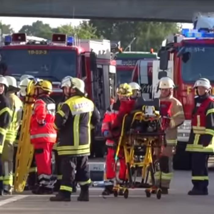Germania: Român în stare critică, după un accident. Video  