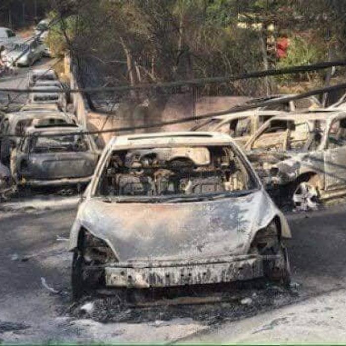 Grecia, incendiu. Româncă din Atena: E tragedie! Fumul se vedea din centru