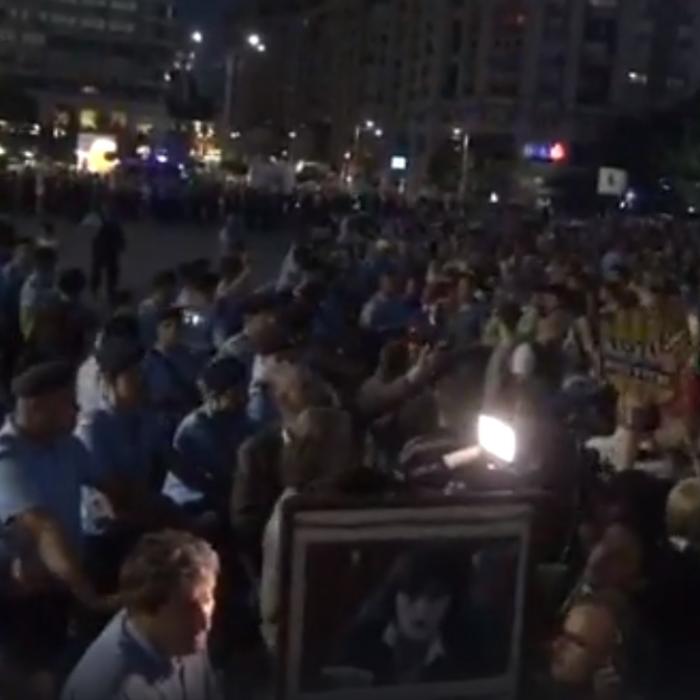 ȘOC. Protestatar:  Am fost ÎMPUȘCAT cu GLOANȚE de cauciuc în stomac și în picioare