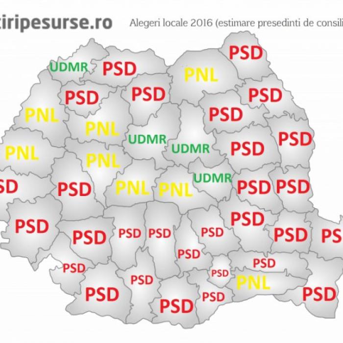 Harta PSD. Pe cine susțin filialele înainte de CEx. Lista completă 