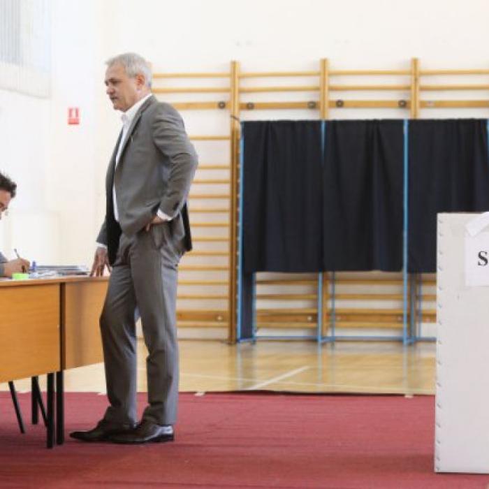 Ce a pățit Liviu Dragnea la secția de votare