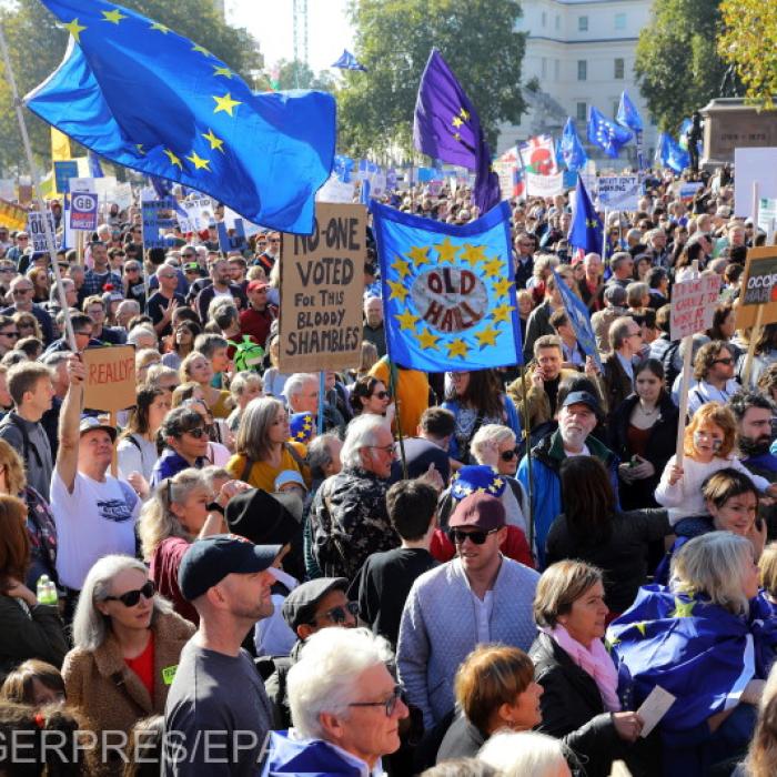BREXIT. Miting zgomotos pentru referendum. Mesaje dure: „Hitler ar fi fost mândru”