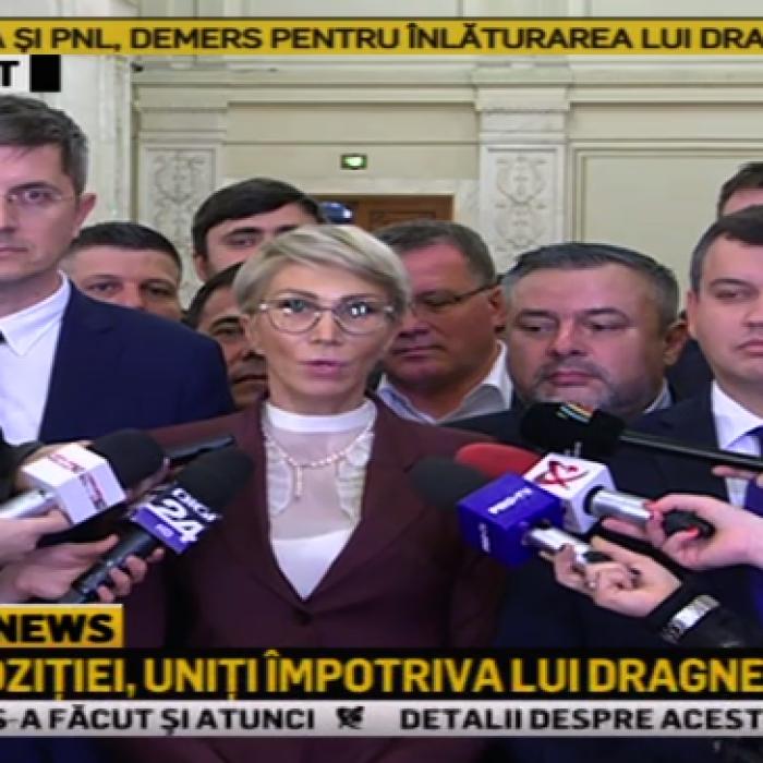 Opoziția depune MOȚIUNE de cenzură 