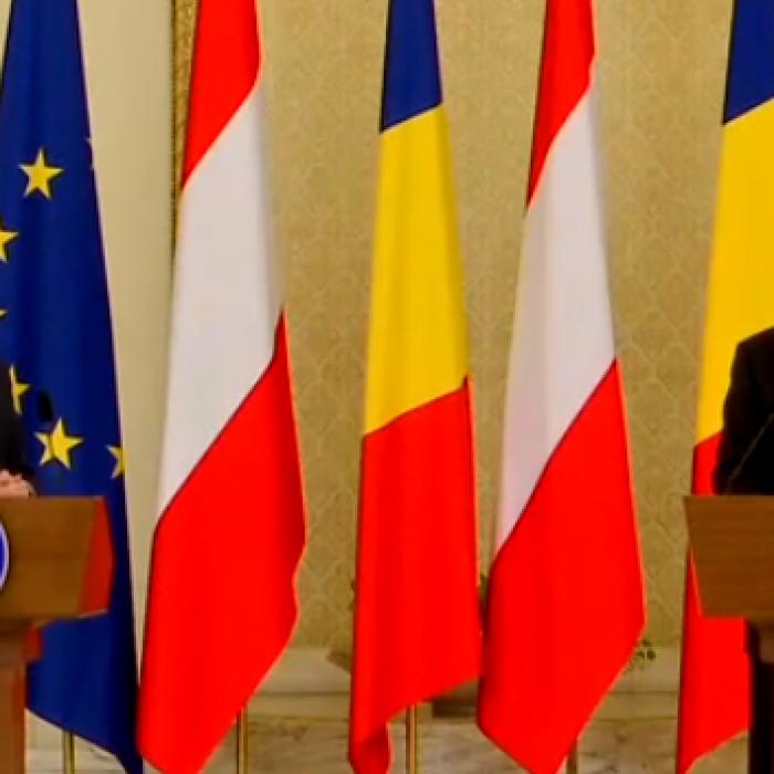 Klaus Iohannis, declarații după întâlnirea cu Sebastian Kurz, cancelarul austriac