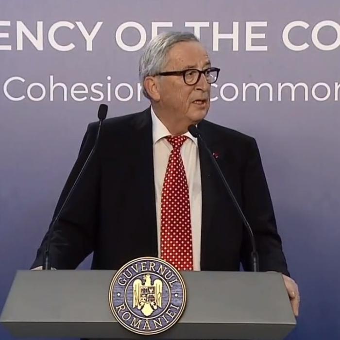 Jean Claude Juncker: „Suntem tratați aici la București că niște prinți”
