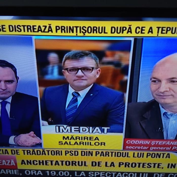 Codrin Ștefănescu, SCANDAL în direct: Ești o MUSCĂ TURBATĂ