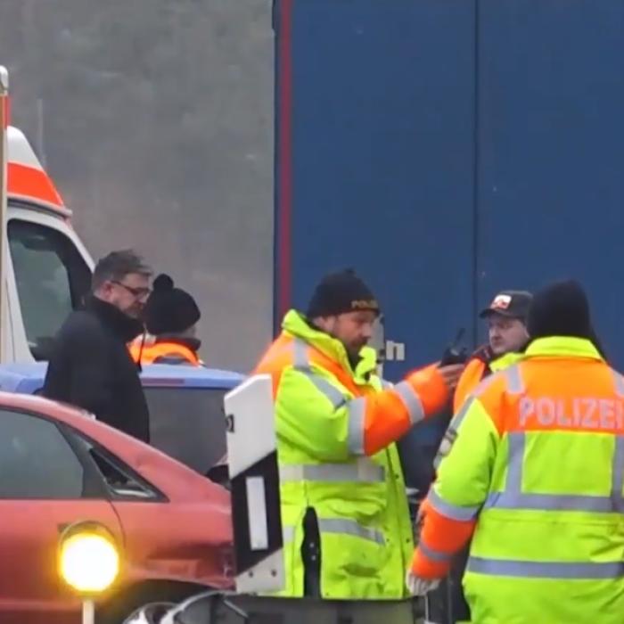 Germania. Un șofer ROMÂN de TIR a MURIT în timp ce dădea declarații polițiștilor (VIDEO)