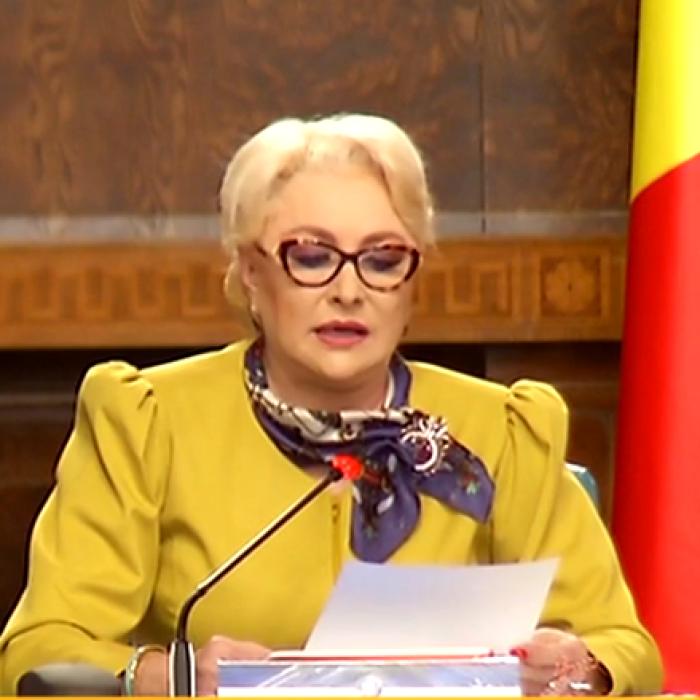 Dăncilă, GAFĂ în discursul în care vorbea despre scrisoarea lui Macron 