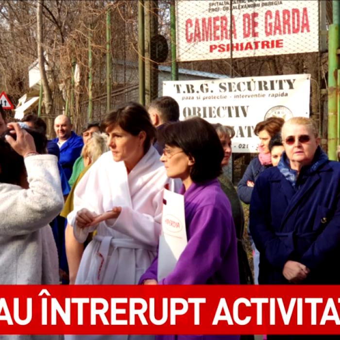 ULTIMA ORĂ.  Protest SPONTAN la un Spital din București