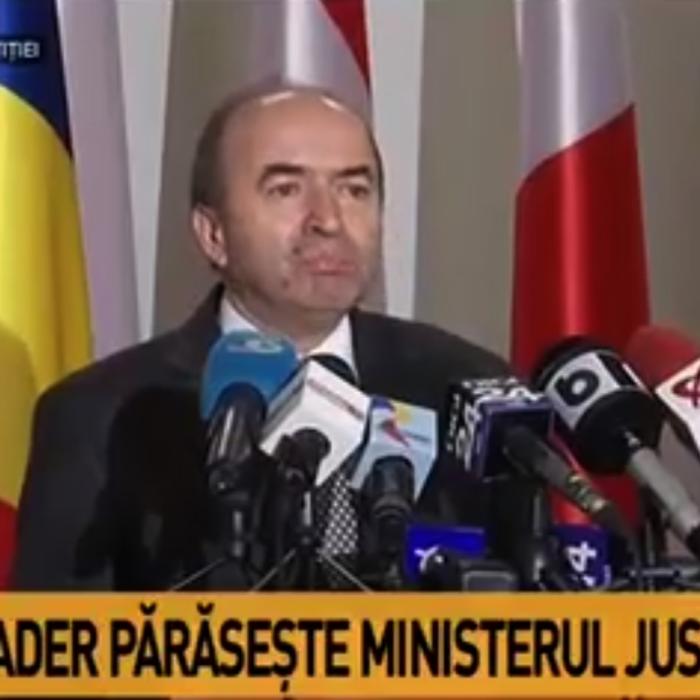 Tudorel Toader, declarații de la FINALUL OFICIAL al mandatului: „Am predat dosarul cu problemele Justiției”