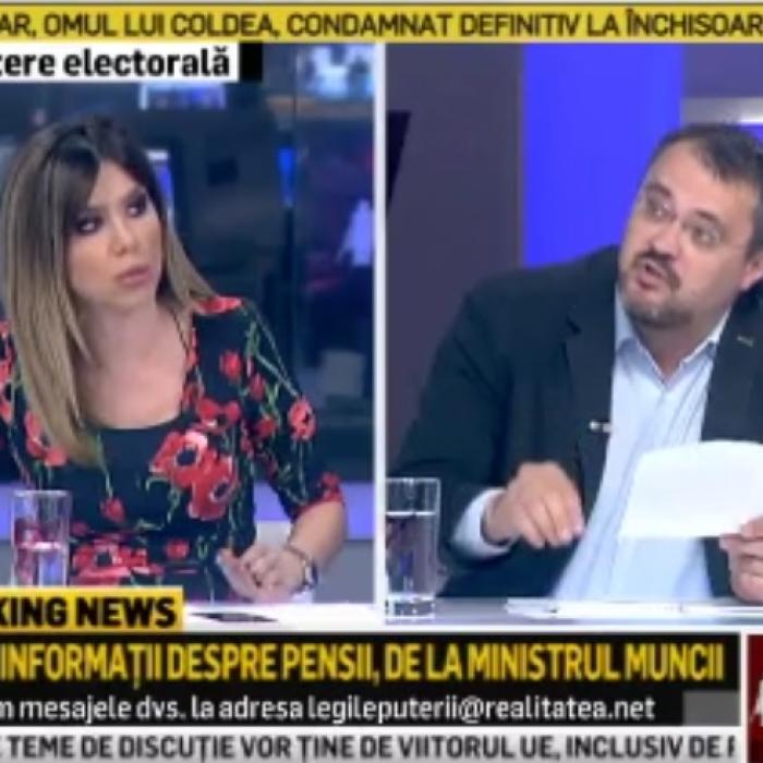 Rifai, scandal MONSTRU cu Cristian Ghinea (USR), în direct: "Să nu vă depăşiţi rolul de invitat"
