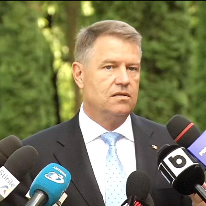 Klaus Iohannis: "Nu cred că PSD va anunţa mare brânză duminică seara, decât că au pierdut"