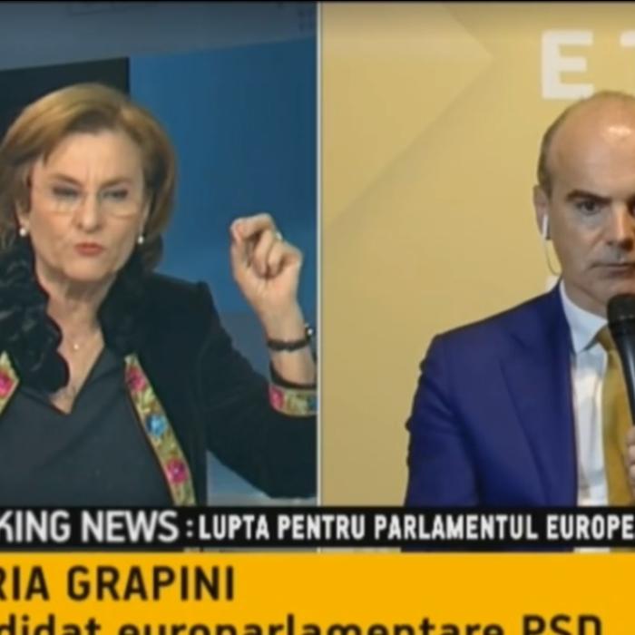 Maria Grapini, NERVOASĂ pe Rareş Bogdan, în direct: "Vrea să îşi atragă toată România"