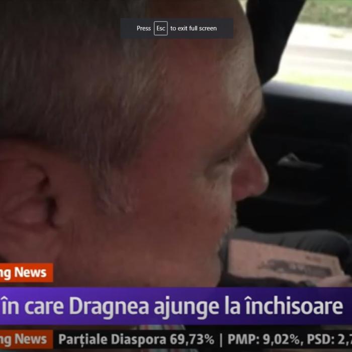 Prima imagine cu Liviu Dragnea ARESTAT