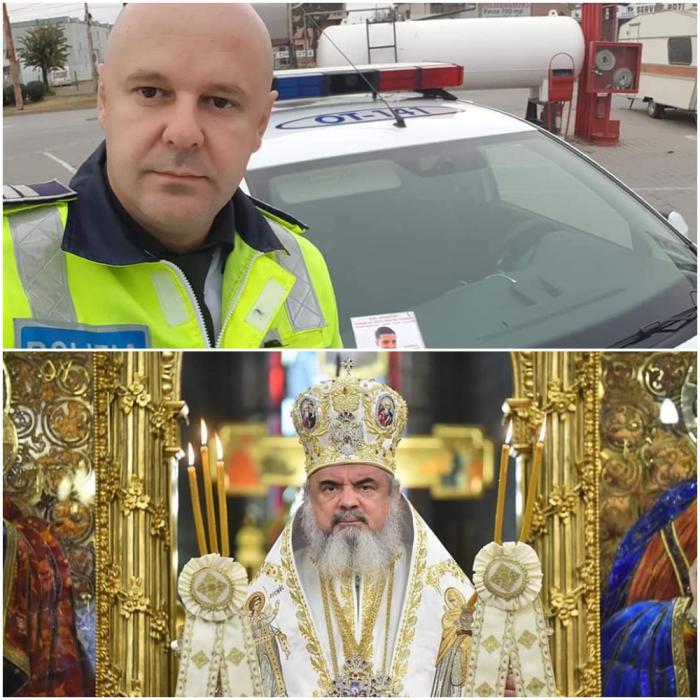 Preafericitul Daniel, provocat de un poliţist să îşi doneze salariul pe o lună