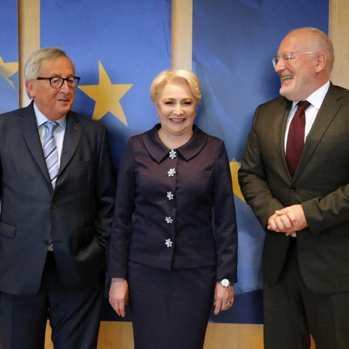 Dăncilă DEZVĂLUIE ce a discutat la Bruxelles: "Am spus că vrem să conlucrăm cu Comisia Europeană"