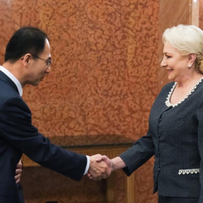 Dăncilă, la primirea delegaţiei FMI: "România, una dintre cele mai mari creşteri ecomice"