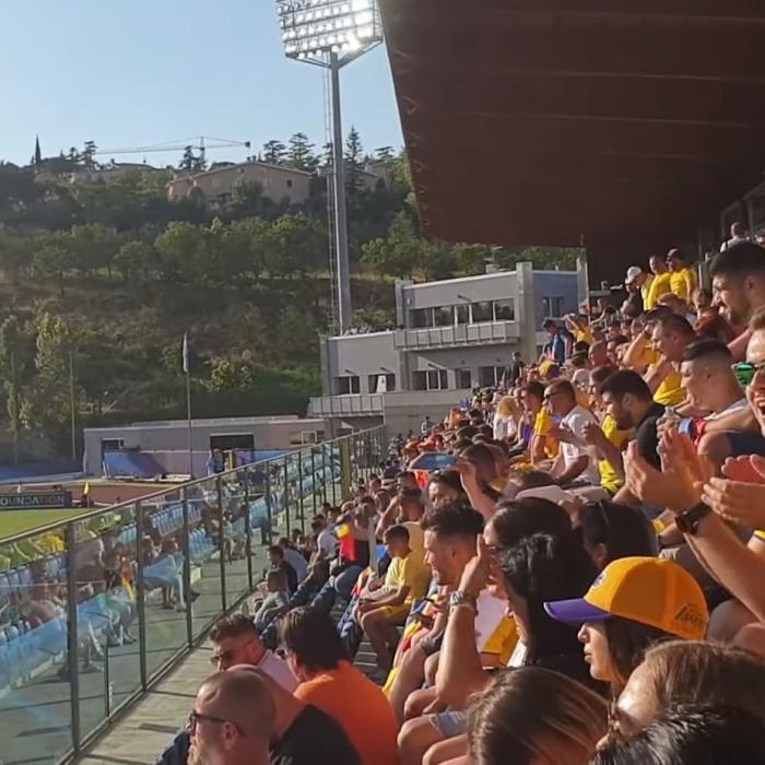 Suporterii ROMÂNI, MESAJ SPECIAL pentru Kelemen Hunor, la meciul cu Croația (FOTO)