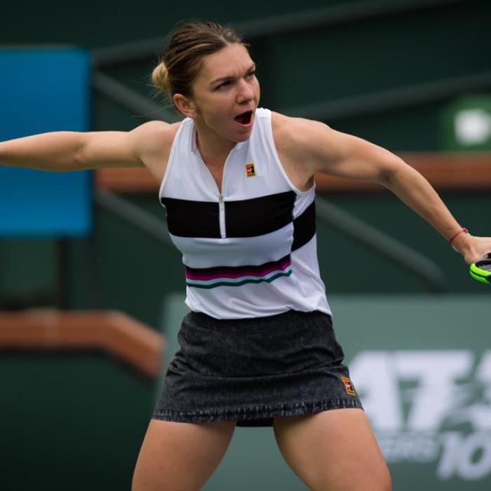 Halep - Gauff. Imaginea surprinsă de BBC în tribune, în timpul meciului. A devenit imediat virală