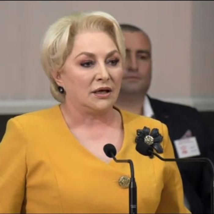 Viorica Dăncilă, la Bistriţa: "USR şi PNL nu au câştigat alegerile"