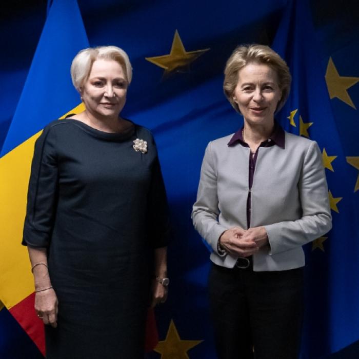 Dăncilă, întâlnire cu președintele CE. Discuții despre comisarul european