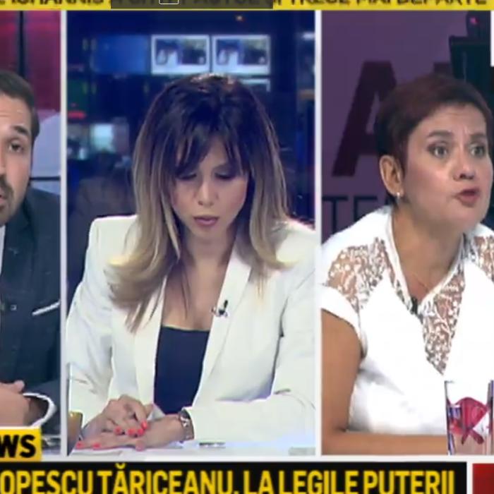 Scandal în DIRECT. Ioana Ene Dogioiu s-a ENERVAT pe Tudy Ionescu: Asta e culmea MAXIMĂ a TUPEULUI ! 