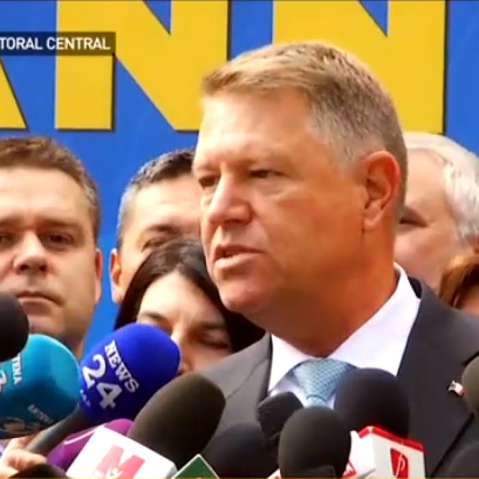 Klaus Iohannis, la depunerea candidaturii: "Să explic de ce doresc să candidez. Pot să spun, la FINAL de mandat..."