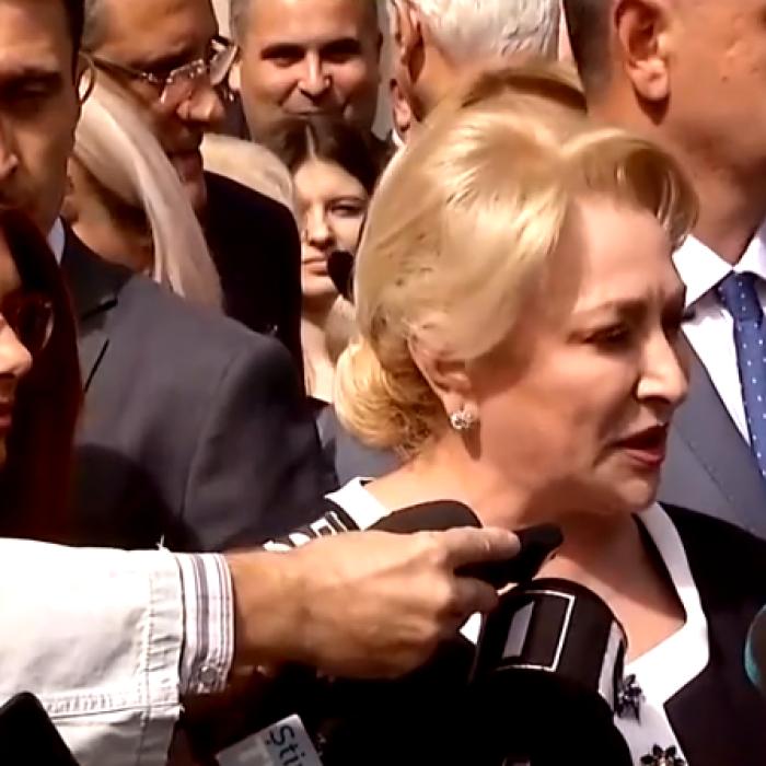Viorica Dăncilă FUGE de o confruntare cu Dan Barna