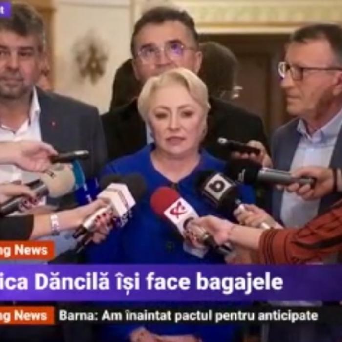 Viorica Dăncilă nu RENUNŢĂ: "Puterea nu se cedează, puterea se câştigă"