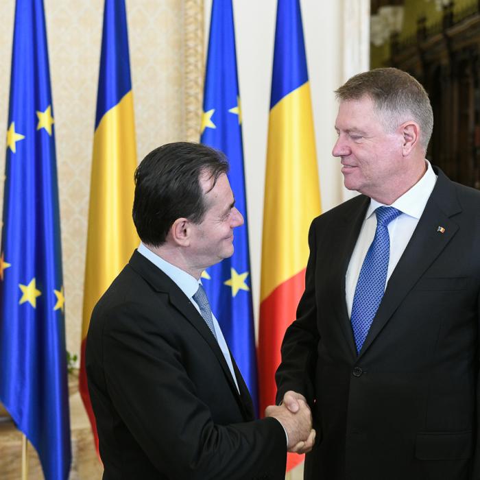 Klaus Iohannis, prezent la PRIMA şedinţă de guvern a Cabinetului Orban
