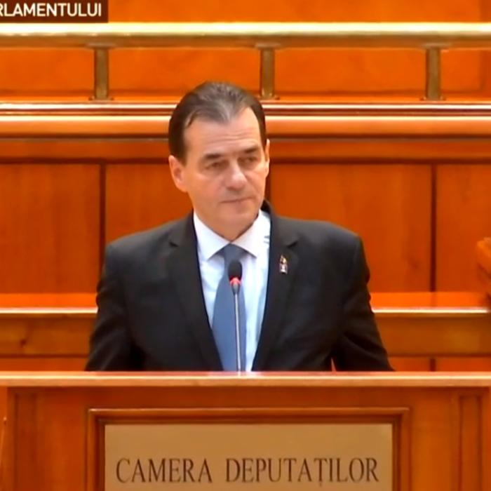Ludovic Orban, în Parlament: „Nu-mi aduc aminte în ultimii 30 de ani să se fi întâmplat așa ceva”