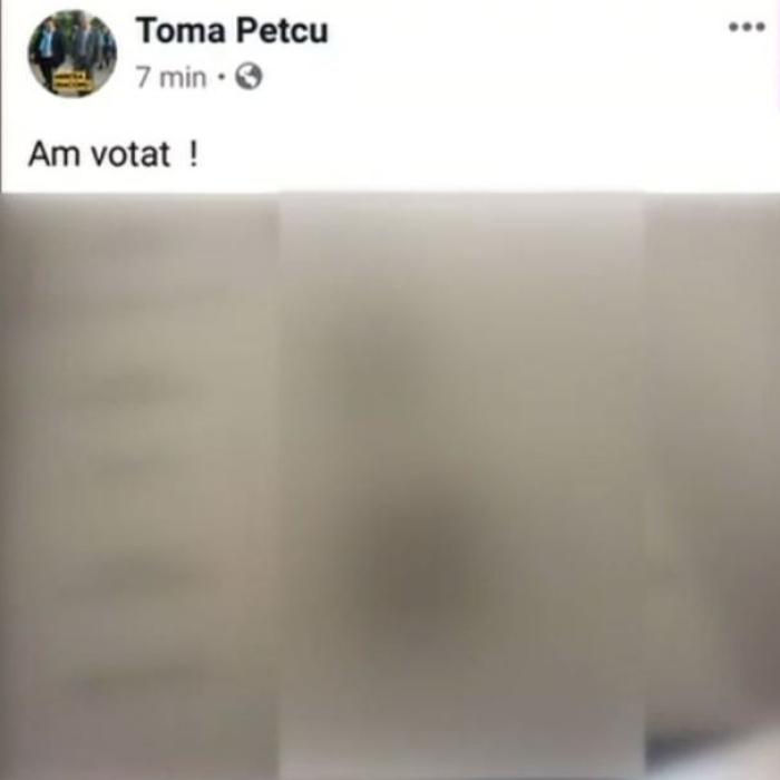 Fost ministru, ANCHETAT PENAL după ce și-a postat pe Facebook buletinul de vot 