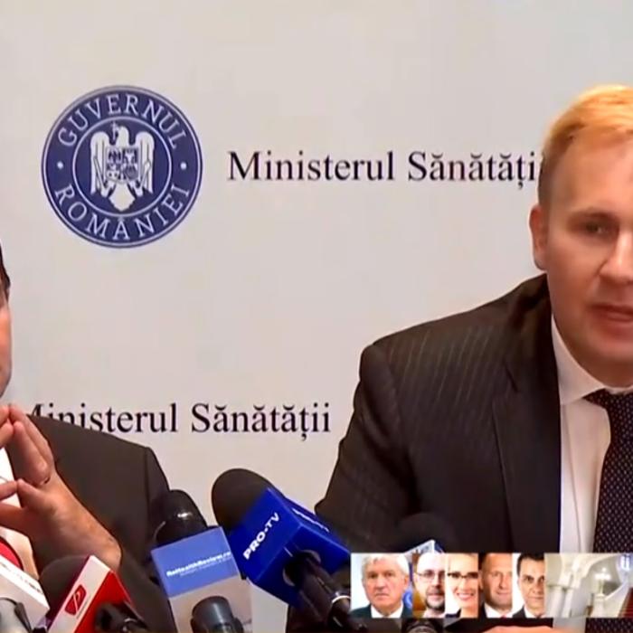 Ministrul Sănătății, Victor Costache, consiliat de trei medici de renume MONDIAL