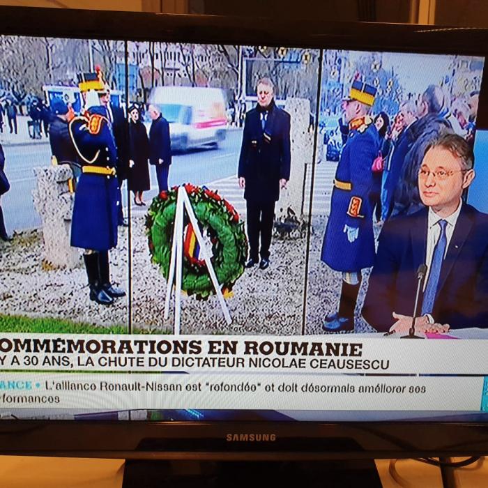Ambasadorul României în Franța, despre o „coincidență emoționantă”, la 30 de ani de la Revoluție