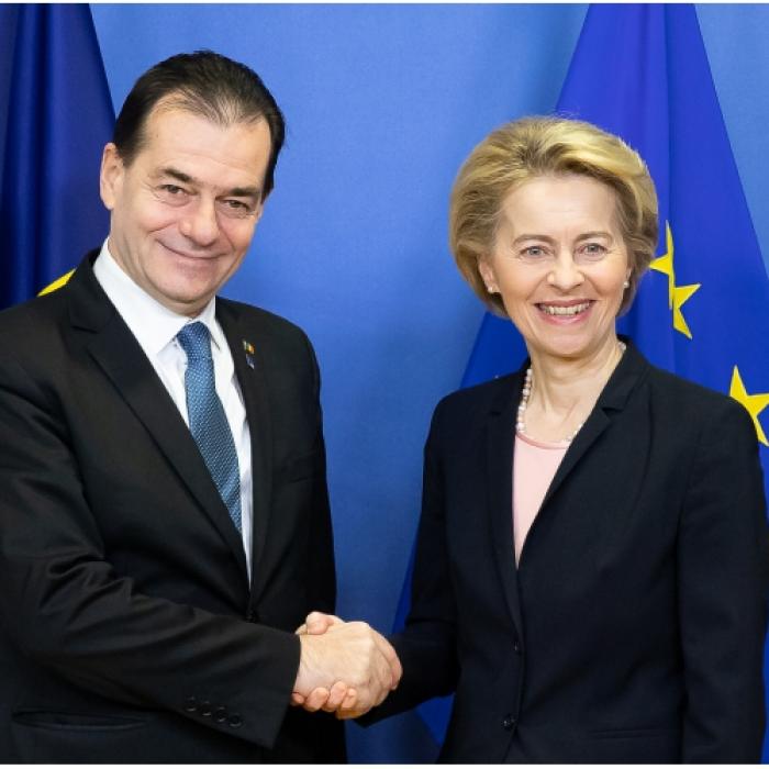 Von der Leyen, către Ludovic Orban: "Contez pe România. Aveţi o reputaţie excelentă"