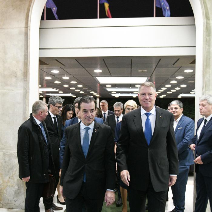 Iohannis, întrevedere cu Orban, Turcan și cu ministrul Boloș la Palatul Cotroceni
