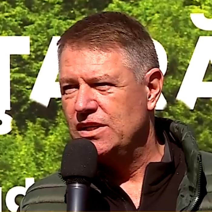Klaus Iohannis, la cea mai mare campanie de împădurire: "E inadmisibil să mai avem tăieri ilegale de pădure"