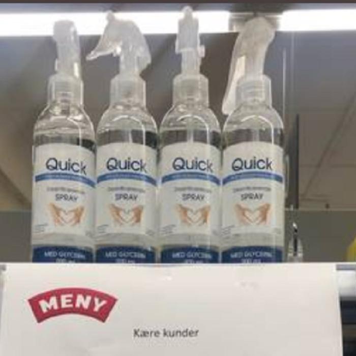 Danemarca. Cum încearcă un supermarket să oprească isteria cumpărării dezinfectanților pentru mâini (FOTO)