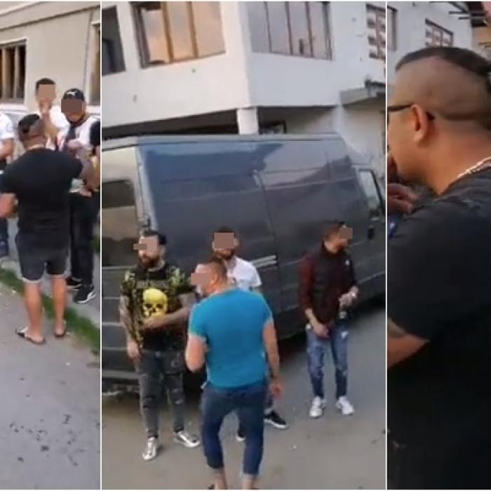 Zeci de români, petrecere în plină epidemie, în stradă. Amenință coronavirusul cu sabia (VIDEO)
