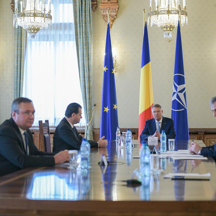 Klaus Iohannis, şedinţă de evaluare a măsurilor privind COVID-19