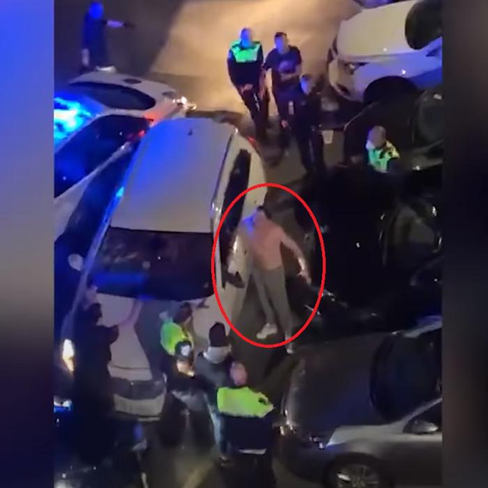 Spania. Tânăr român și 20 de polițiști, joacă de-a șoarecele și pisica: Le-a făcut praf autospecialele (VIDEO)