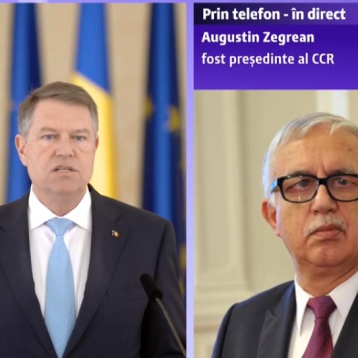 Augustin Zegrean despre starea de alertă: „Mai rău decât starea de urgență“