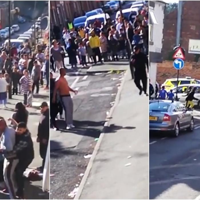 Marea Britanie. Zeci de români s-au luat la bătaie pe stradă spre furia localnicilor