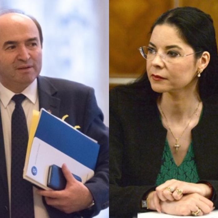 Tudorel Toader reacționează, după ce Ana Birchall l-a acuzat că i-a trimis un SMS, în direct, ca să-și modifice declarațiile