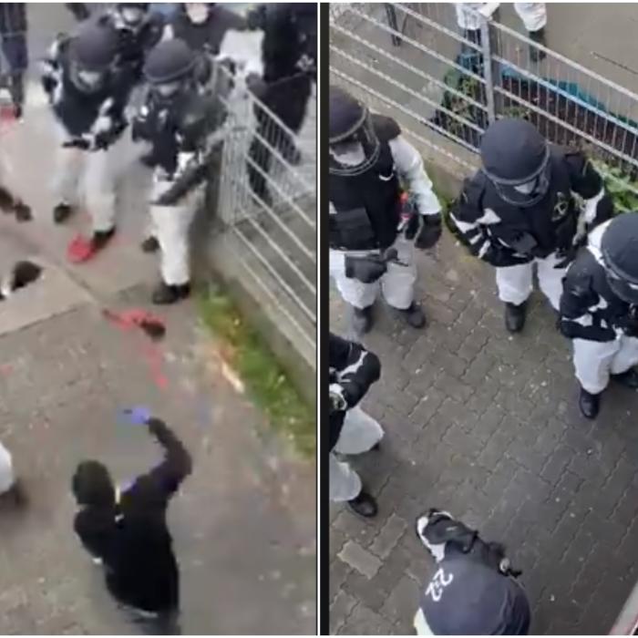 Germania. Muncitori români băgați în carantină, BĂTAIE cu poliția-VIDEO