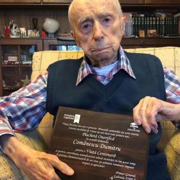 Românul devenit cel mai în vârstă bărbat din lume, decorat de Patriarhul Daniel